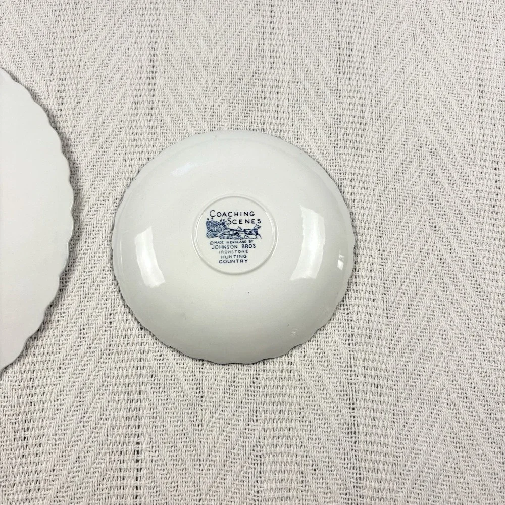 Coaching Scenes Johnson Brothers Made In England Ironstone Hunting Country 🍓